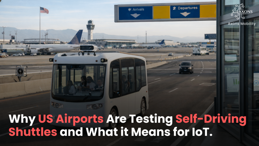 Self-driving-shuttle-operating-at-a-US-airport-powered-by-IoT-technology