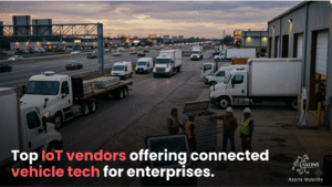 connected vehicle technology dashboard for enterprise fleet management