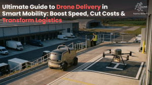 Drone delivery system in smart mobility improving logistics efficiency