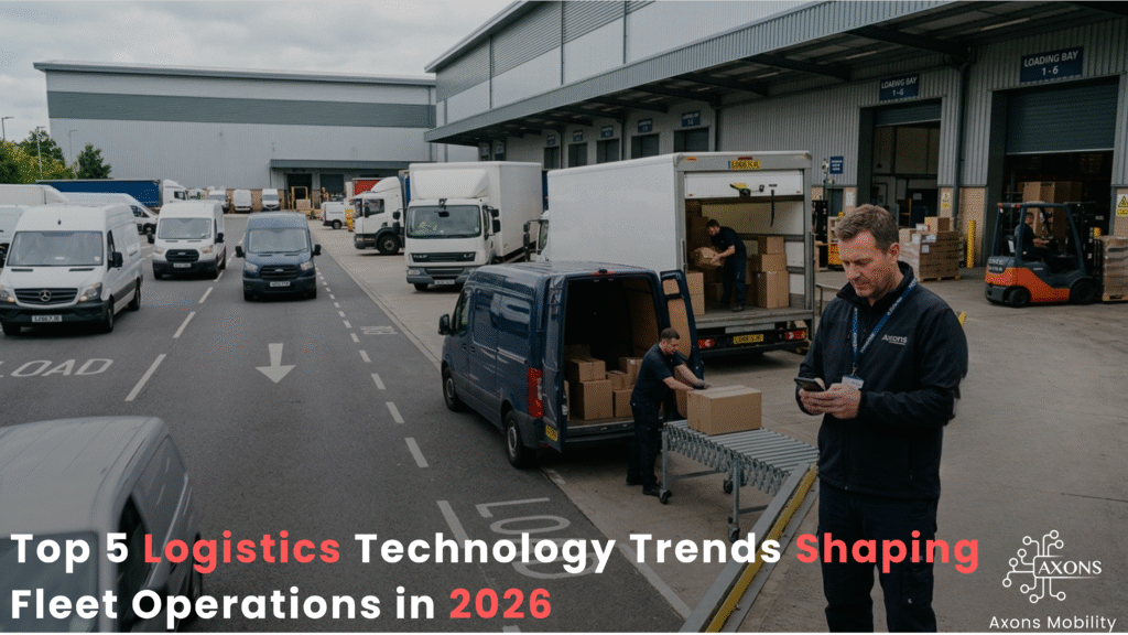 Logistics technology trends with connected vehicles and real-time tracking